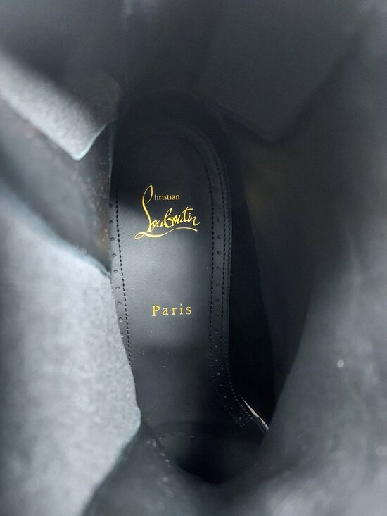 Christian Louboutin Black Boabi Leather Chelsea Boot main image 10
